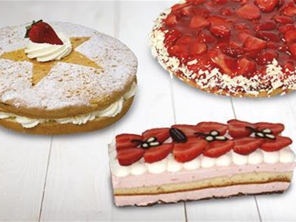 Aardbeien en Gesorteerd fruit