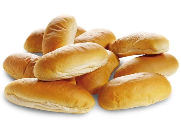 Lang zacht witte broodjes 10 stuks