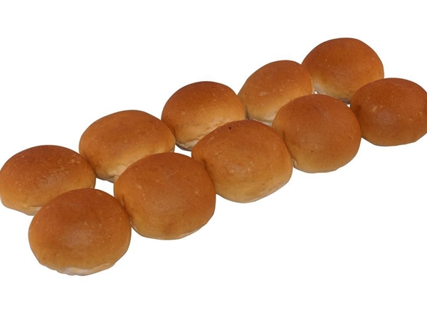 Mini rond zacht wit 10 stuks