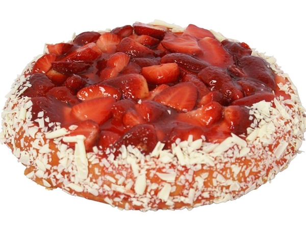 Bisquit bodem aardbeien